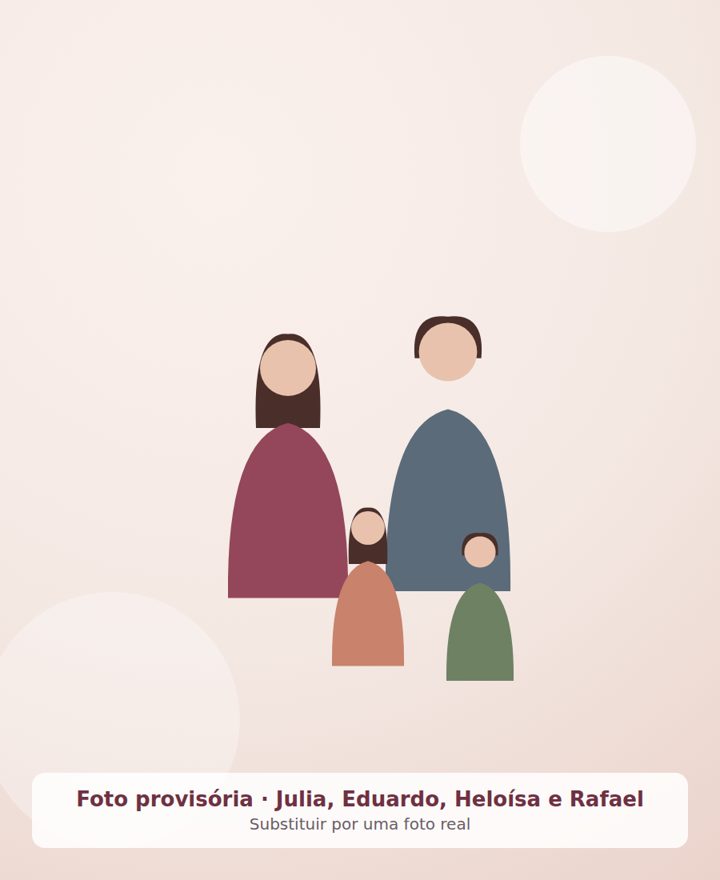 Julia, Eduardo, Heloísa e Rafael